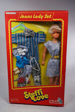 vintage 1980's Simba Steffi Love Puppe - Jeans Lady - alte Modepuppe - MIB
