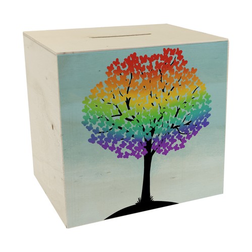 Baum regenbogenfarben - baum,