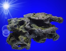 1A Aquarium Deko leichtes ❤️ LOCHGESTEIN XXL ❤️ Felsen Terrarium Barsche Zubehör