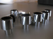 Möbelknopf 8 x Griff Schrankknopf Schubladengriff 1,8x2,3cm,Silber,Schrauben25mm