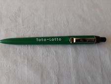 Toto-Lotto Kugelschreiber alt glorial in der Farbe dunkelgrün
