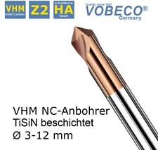 NC-Anbohrer VHM Zentrierbohrer TiSiN beschichtet