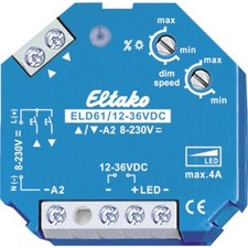 Eltako 61100865 Universal-Dimmer Geeignet für Leuchtmittel: LED-Lampe Blau