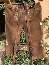 4-teilig zum Superpreis * Neue Lederhose Gr. 42 + Trachten-Jancker+Tuch+Tasche 