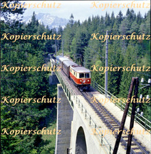 6x6 DIA +Datei! ÖBB Mariazellerbahn 1099.011 Kuhgrabenviadukt bei Erlaufklause