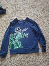 Dino Pullover Glitzer 134/140