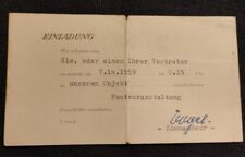 DDR: Einladung NVA zu