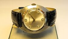 Longines Wittnauer Diamant Brillant Armbanduhr Herren ca. 1960 10K goldfilled