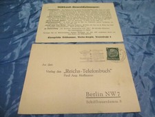Bestell - Postkarten 1935 +