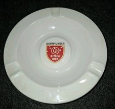 DORTMUNDER RITTER BIER - Porzellan Aschenbecher - Durchmesser: 17 cm