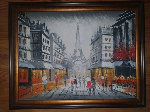 ölgemälde paris mit - "paris",