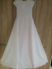 Kommunionkleid mit inkl. Reifrock mit Jacke Bolero, Handschuhe, Haarband usw.