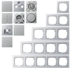 Gira E2 / System 55 Farbe Alu