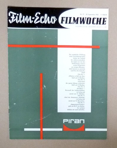 Film echo filmwoche - film-echo, nr