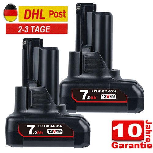 12v 0ah li ion akku - 2x, 7,0ah