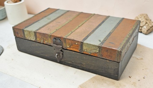 Vintage holz aufbewahrungsbox - holz,