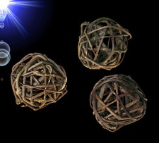 Aquarium Deko 🐠 3 STÜCK NATUR GARNELEN KUGEL HÖHLE 🐠 Terrarium Nano Zubehör