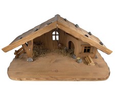 Sammler Holz Krippe 62 x 34 x