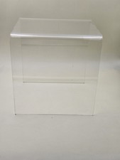 38/3 Vintage Acryl Plexiglas Tisch Beistelltisch 70er 80er Space Age Retro Regal