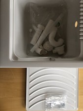 Waschtrog/ Waschbecken aus Harz, Größe 45x 50 cm als Ersatzteil, für Innen od. a