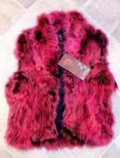 Fuchsfell weste fuchsia - fuchsia, neu