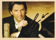 Thomas ANDERS - dt. Schlagersänger, Original-Autogramm!