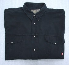 JOOP! Jeans Herren Hemd Jeanshemd schwarz Langarm Gr. XXL / 2XL VINTAGE TOP!!!