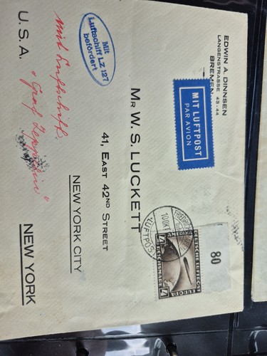 Zeppelin post 1928 - post,
