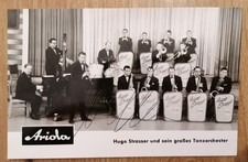  Autogramm Hugo Strasser(1922-2016), Klarinettist und Bandleader