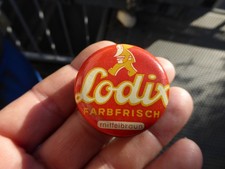 Alte kleine Blechdose Schuhcreme - Lodix - Kaufladen Grösse