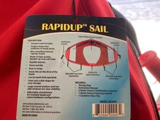 Kanu Schutzschild Wind rot