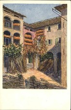 Losone Cortile rustico Kuenstlerkarte