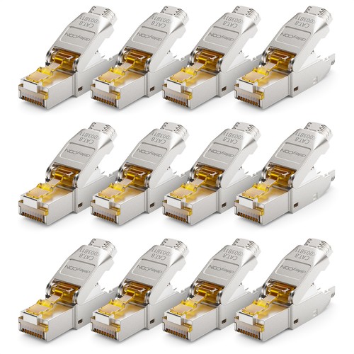 12x cat8 netzwerkstecker - cat8,
