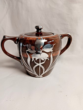 Jugendstil Zuckerdose silver
