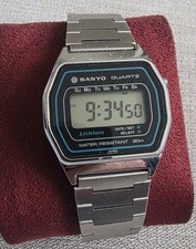 Vintage Digital Sanyo Uhr 