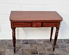 Drehplatte Konsolentisch Schreibtisch Vintage elegant ausklappbar Holzmöbel