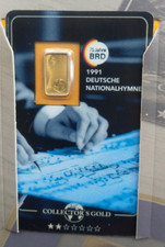 Set 5 Stück Collectors Gold Goldbarren a 0,5 g, gesamt 2,5 Gramm  - 999 Feingold