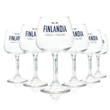 6x Finlandia Glas 0,48l Ballon