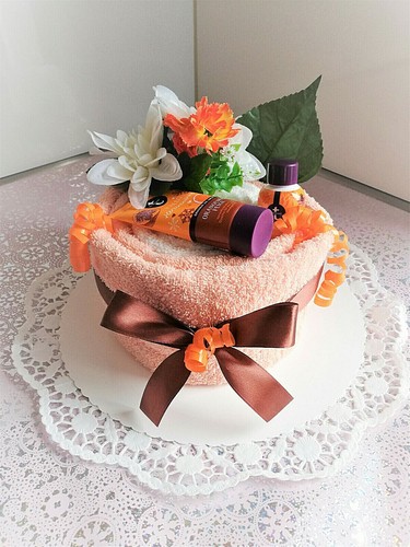 Handtuchtorte als geschenk - handtuchtorte,