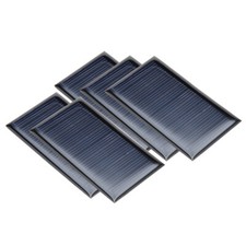 5Stk 5V 70MA Poly Mini Solarzellen Panel Kit Modul DIY FüR Licht Spielzeug