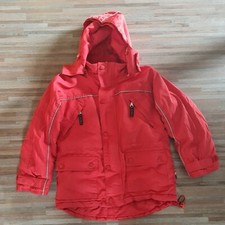 KETCH Hemitec Jacke mit Kapuze, Skijacke, Softshell, Gr. 116/122 rot ?