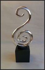 Deko Objekt silber Skulptur