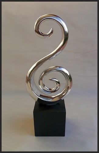 Deko objekt silber skulptur - deko,