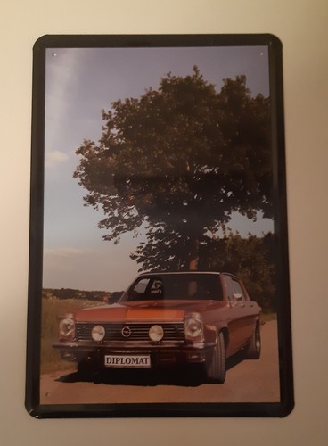 Blechschild opel diplomat x - diplomat,