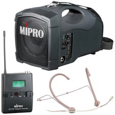 Mipro MA-101B mobiler Lautsprecher mit ACT32T Funk-Sender und Headset-Mikrofon