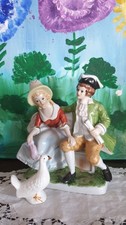 Porzellan Figur Paar auf der