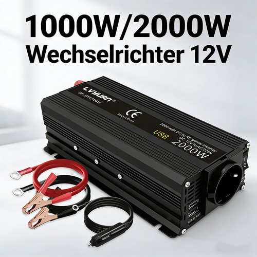 1000w 2000w wechselrichter - 1000w, 12v