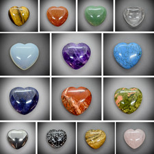 XL EDELSTEIN HERZ  💛  ✦Originalfotos✦TASCHENSTEINE HANDSCHMEICHLER +GROSS+