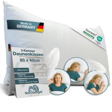 Daunenkissen 40x80 3-Kammer Kopfkissen aus 100% Daunen& Federn Made in DE B-WARE