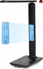 Schreibtischlampe Nachttischlampe Zeichentischlampe Uhr Induktives Ladegerät 